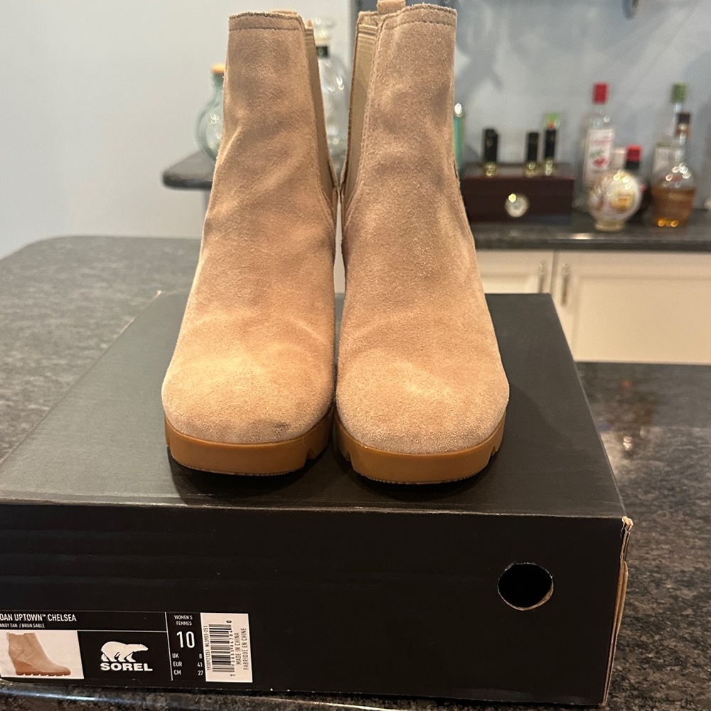 Sorel Women's Beige Ankle Booties